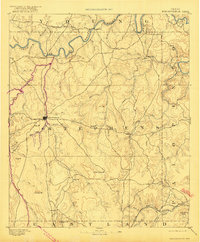Breckenridge 1890 topographic map thumbnail