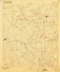 Brownwood 1894 topographic map thumbnail