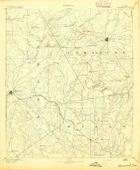 Brownwood 1894 topographic map thumbnail
