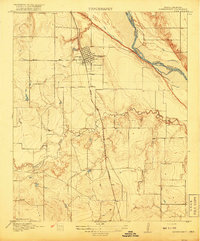 Buckburnett topographic map thumbnail