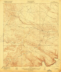 Bullis Gap 1918 topographic map thumbnail