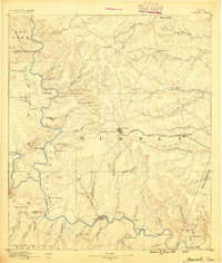 Burnet 1887 topographic map thumbnail