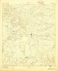 Burnet 1893 topographic map thumbnail