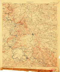 Burnet 1903 topographic map thumbnail