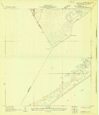Karankawa Lake 1929 topographic map thumbnail