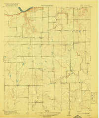 Clara 1918 topographic map preview