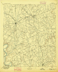 Cleburne 1894 topographic map thumbnail