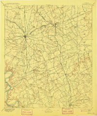 Cleburne 1894 topographic map thumbnail