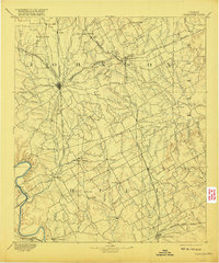 Cleburne 1894 topographic map thumbnail