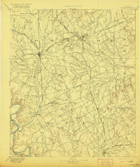 Cleburne 1894 topographic map thumbnail