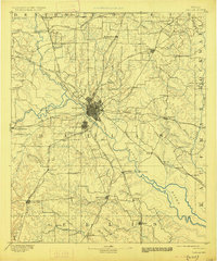 Dallas 1893 topographic map thumbnail