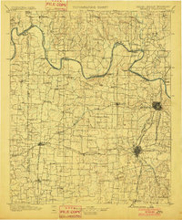 Denison 1901 topographic map thumbnail