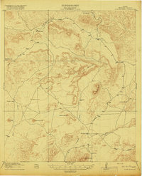 Dove Mountain 1918 topographic map preview