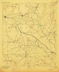 Eastland 1894 topographic map thumbnail
