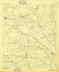 Eastland 1894 topographic map thumbnail