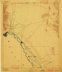 El Paso 1896 topographic map thumbnail