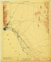 El Paso 1908 topographic map thumbnail
