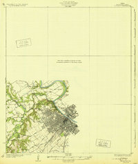 Elm Mott 1931 topographic map thumbnail