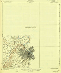 Elm Mott 1931 topographic map thumbnail