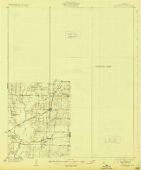 Farmersville 1930 topographic map thumbnail