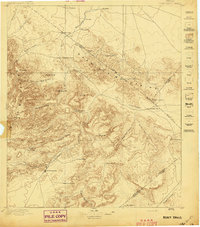 Fort Davis 1897 topographic map preview