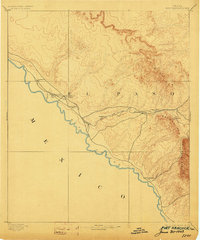Fort Hancock 1894 topographic map thumbnail
