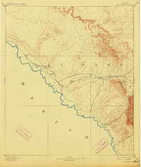 Fort Hancock 1894 topographic map thumbnail