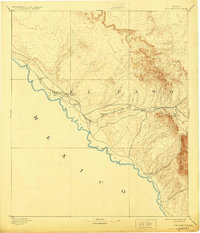Fort Hancock 1894 topographic map thumbnail