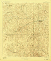 Fort McKavett 1893 topographic map thumbnail