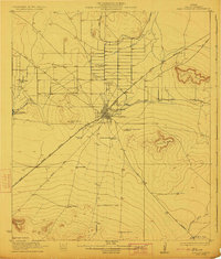 Fort Stockton 1923 topographic map thumbnail