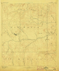 Fredericksburg 1894 topographic map thumbnail
