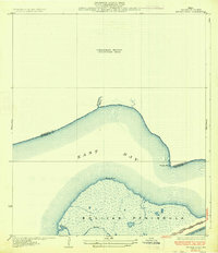 Frozen Point 1933 topographic map thumbnail