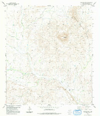Santiago Peak 1983 topographic map thumbnail