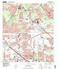Satsuma 1995 topographic map thumbnail