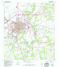 Seguin 1964 topographic map preview
