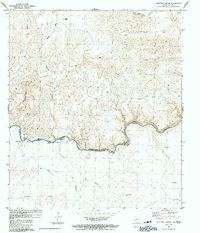 Shafter Canyon 1983 topographic map thumbnail