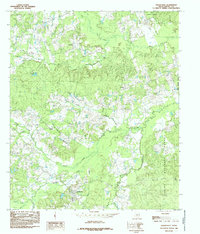 Shelbyville 1984 topographic map thumbnail