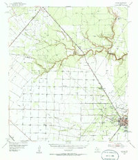 Sinton 1954 topographic map preview