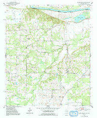 Slate Shoals 1951 topographic map thumbnail