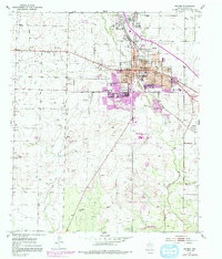 Snyder 1952 topographic map preview