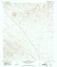 Sosa Peak 1983 topographic map thumbnail