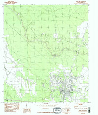 Sour Lake 1984 topographic map thumbnail
