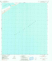 South of Palacios Point 1952 topographic map thumbnail