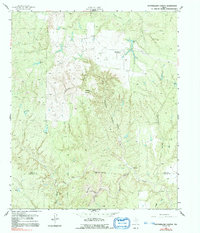 Southerland Canyon 1958 topographic map thumbnail