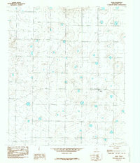 Spade 1985 topographic map preview