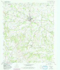 Springtown 1958 topographic map preview
