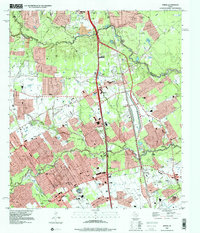 Spring 1995 topographic map thumbnail