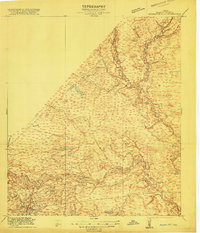 Moonshine Hill 1916 topographic map thumbnail