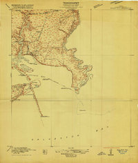 Morgan Point 1916 topographic map thumbnail