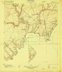 Seabrook 1916 topographic map thumbnail
